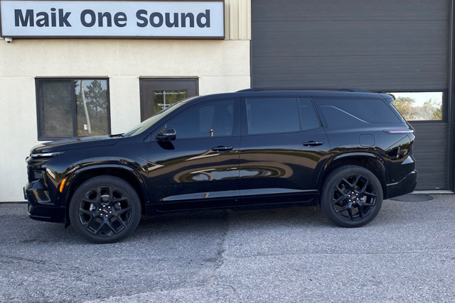 Chevrolet 2024 Travers with professional window tint in North Bay